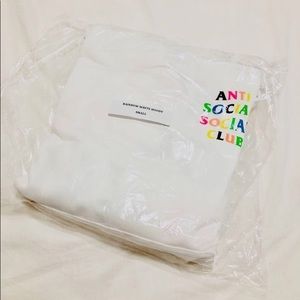 Anti socical social club rainbow hoodie